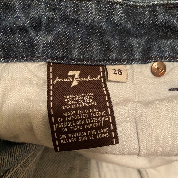 7FAM A pocket jeans size 28 - Picture 2 of 4